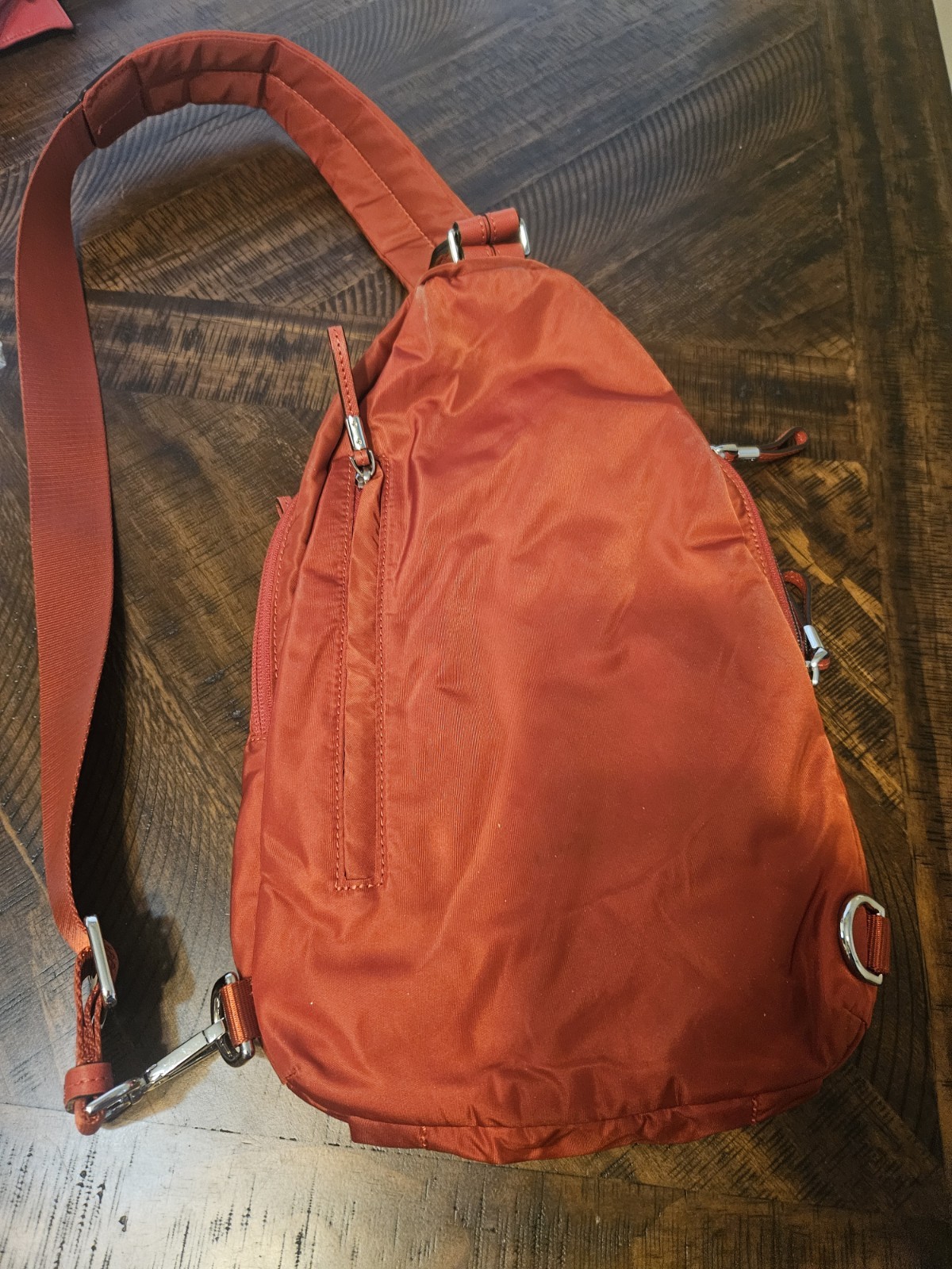 Tumi Sling Backpack Orange Crossbody 2