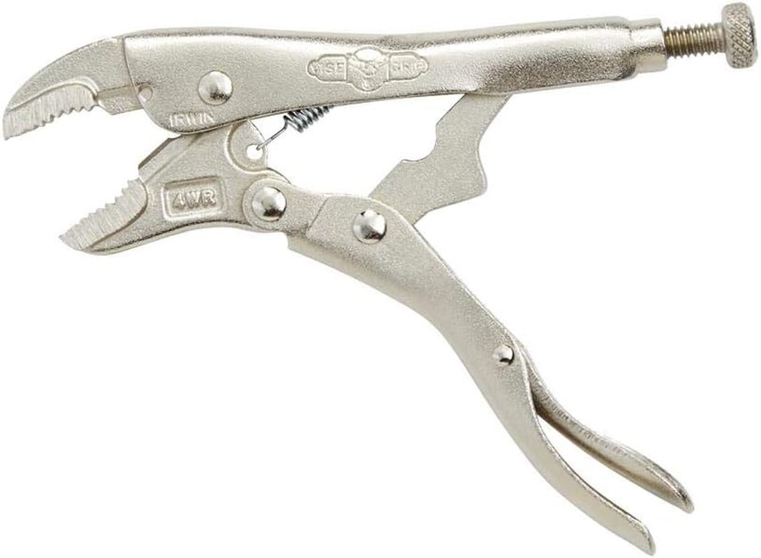 VISE-GRIP Curved Jaw Locking Pliers with Wire Cutter, 4-Inch (10) gallery