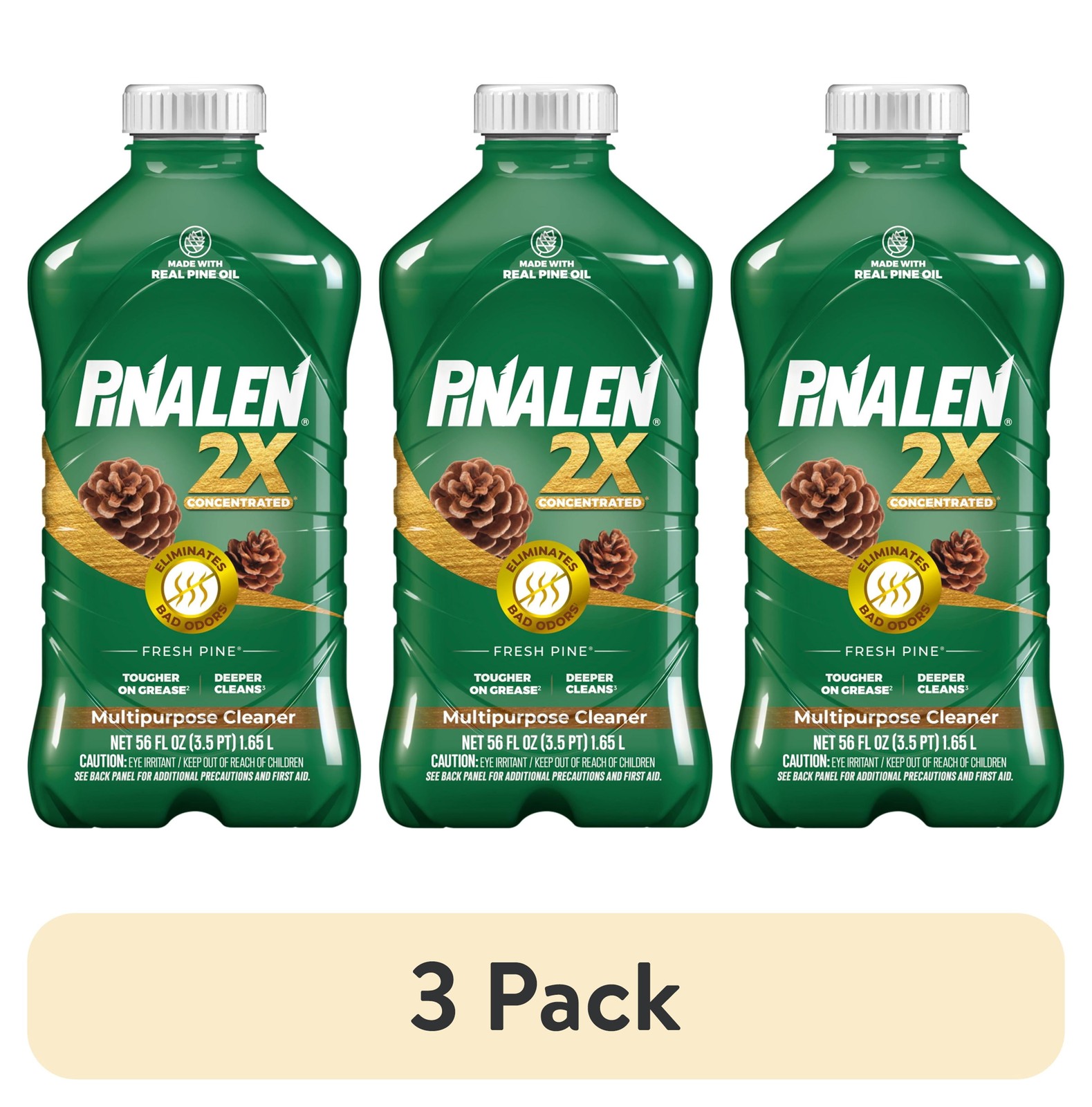 (3 pack) 2X Multipurpose Cleaner - Fresh Pine Scent (56 fl oz) Fast delivery gallery