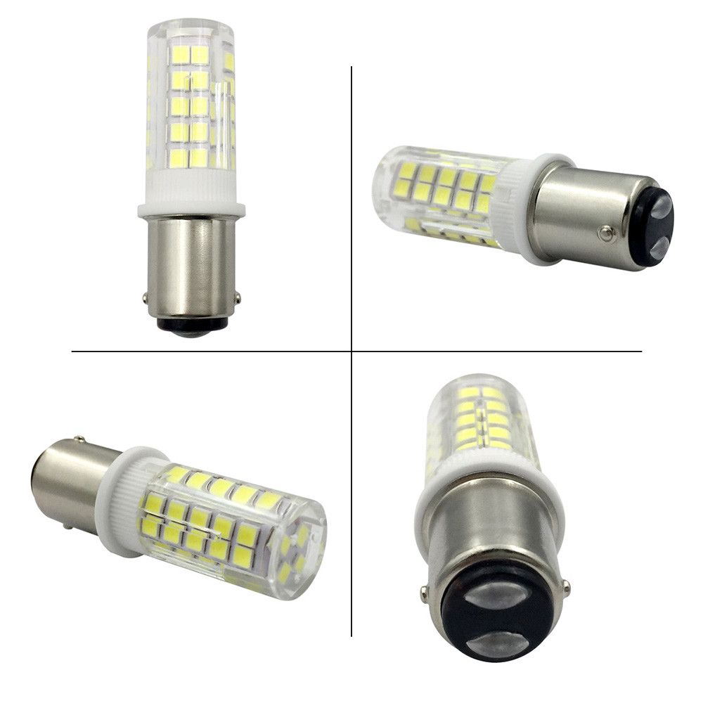 5pcs BA15D LED Light Bulb 5W 64-2835 Ceramics Lamp Fit Singer FW 221/301A/401A H gallery