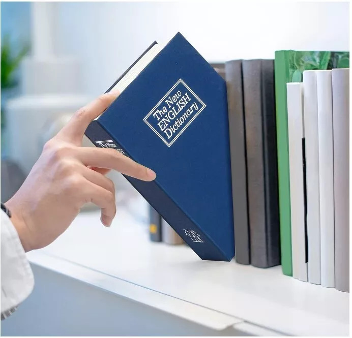 Book Safe Box with Combination Lock Dictionary Diversion Safe Secret Hidden Box gallery