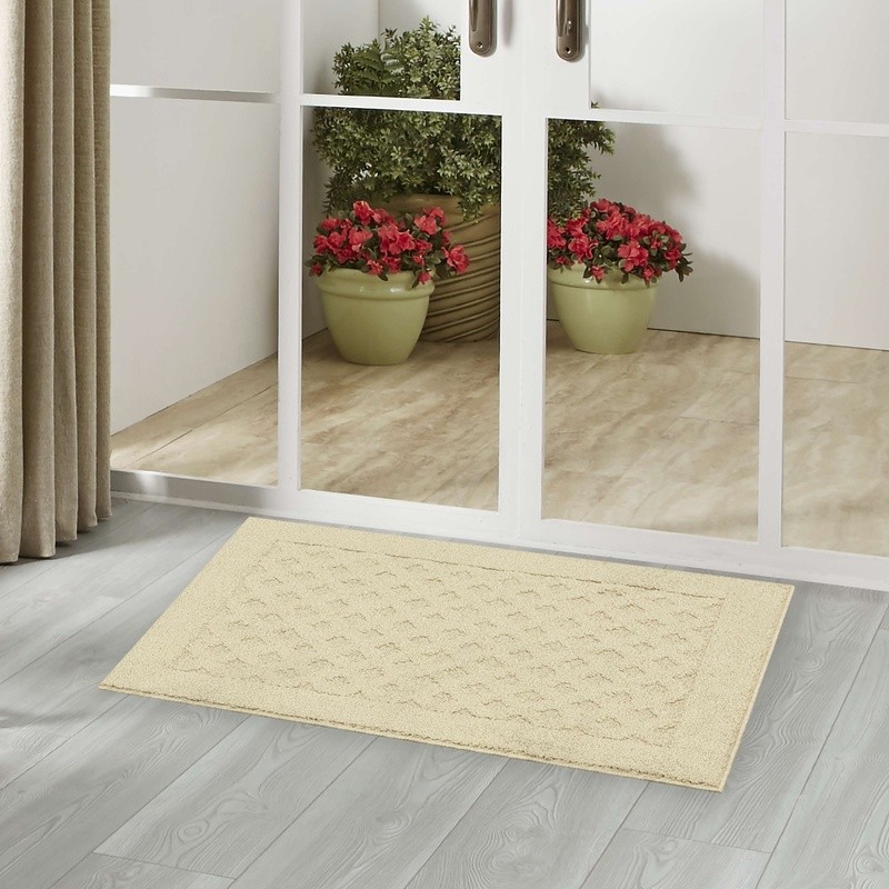 Solid Diamond Area Rug High Low Pile Stain Fade Resistant Indoor Non Skid New gallery
