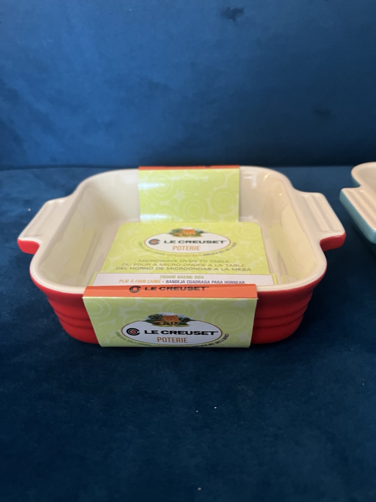 Le Creuset 13 Cm Square Casserole Baking Dish NEW PAIR 5" x 5" NEW gallery