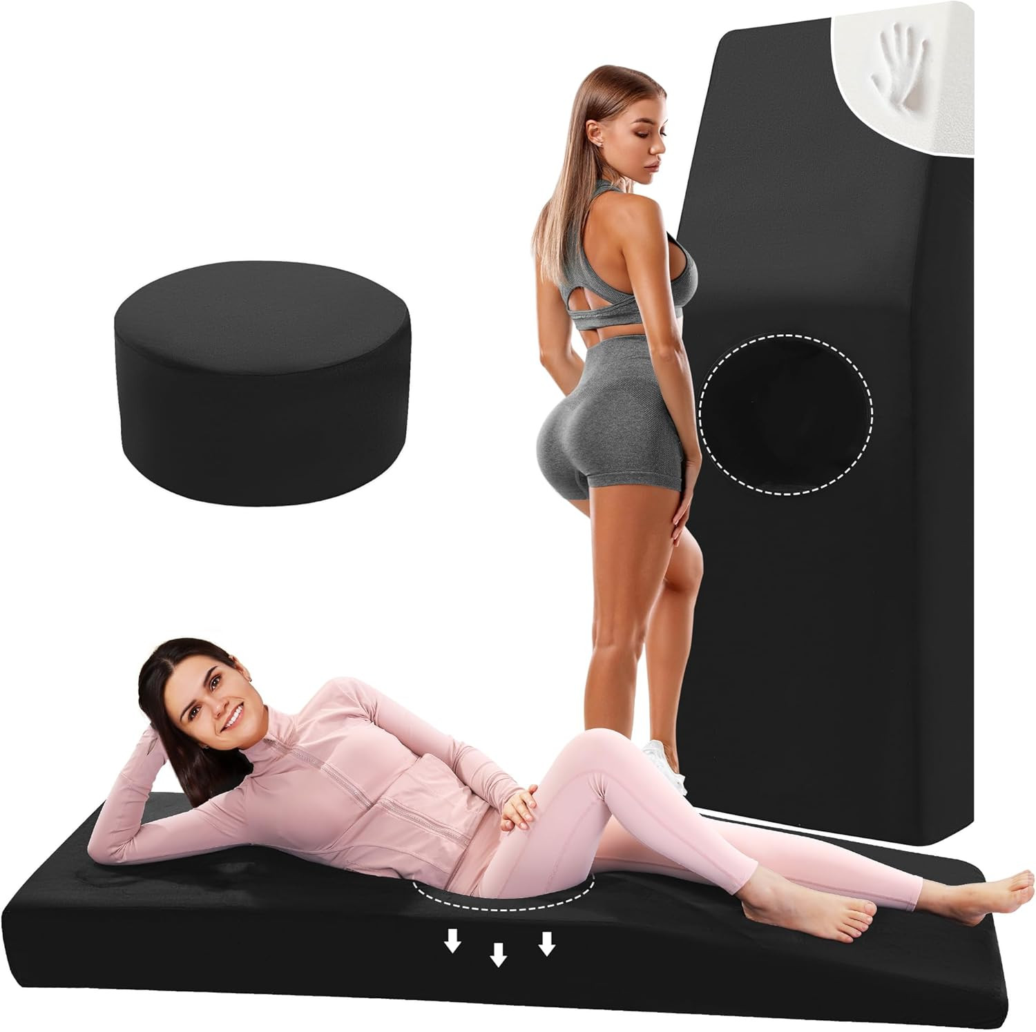 BBL Recovery Mattress with Hole - High Density Foam Pillow for Post-Surgery Comf gallery
