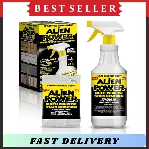 Alien Power Multi Purpose Stain Remover Mold Mildew Cleaner Kit Spray Bottle gallery