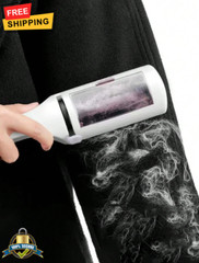 1pc Portable Lint Roller Static Brush Dry Cleaning Sticky Hair Remover Tool