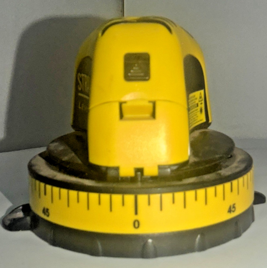 Strait-Line Laser Level 120 4x Brighter Level Plumb 360 Rotation AA Battery gallery