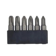 6Pcs 35Mm JIS Screwdriver Bit Set with Magnetic Tip, 1/4 Hex Shank, S2 Alloy_Ste