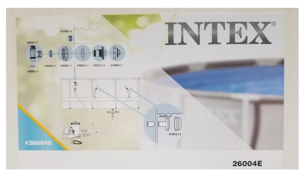 Intex 26004E Above Ground Swimming Pool Inlet Air Water Jet Replacement Part Kit gallery
