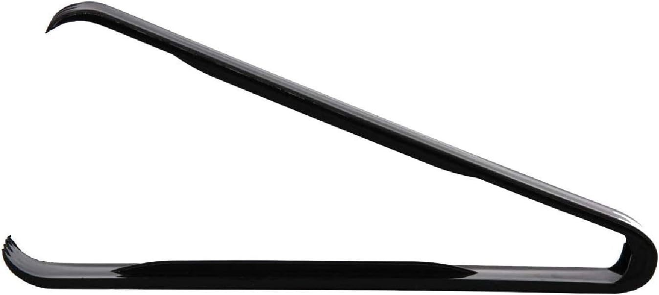 TN-65B High Quality Plastic Serving Tong, 6-1/2" Length, Black (Case of 144) gallery