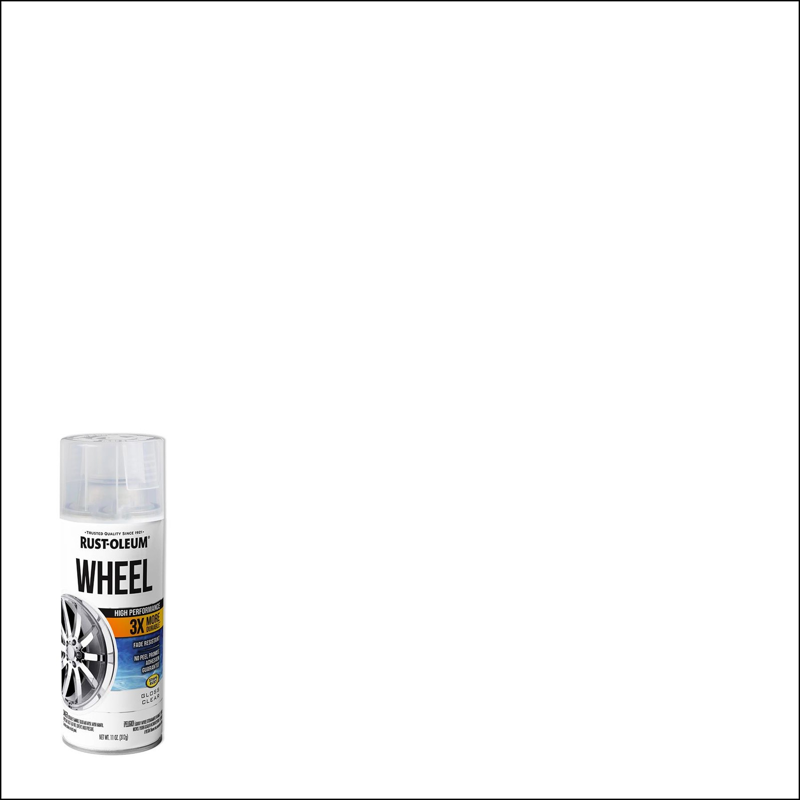 Rust-Oleum Automotive High Performance Wheel 3X, Gloss Clear, 11 Oz - 366439 gallery