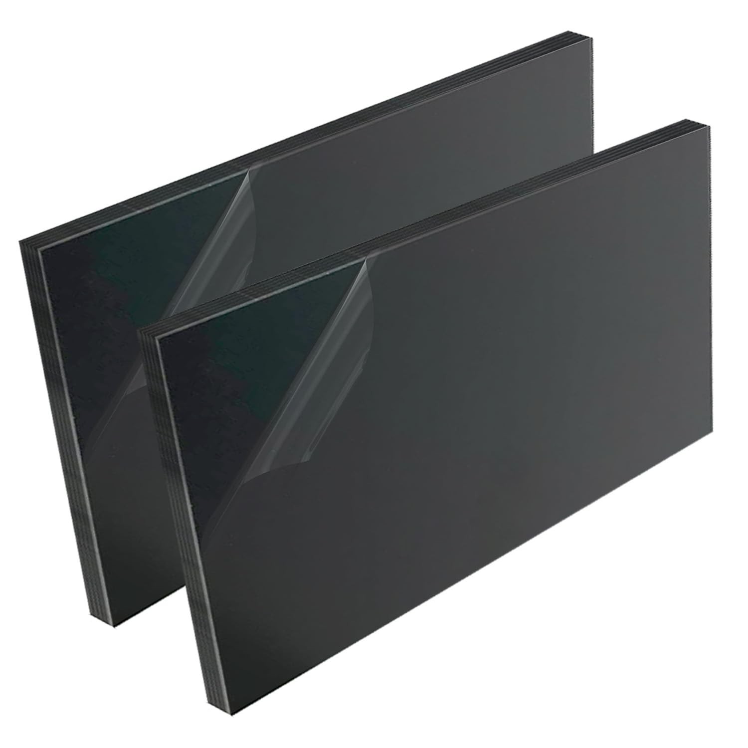 High-Density Polyethylene (HDPE) Plastic Sheet 1/8" Thick 12" X 16"- Black HD... gallery