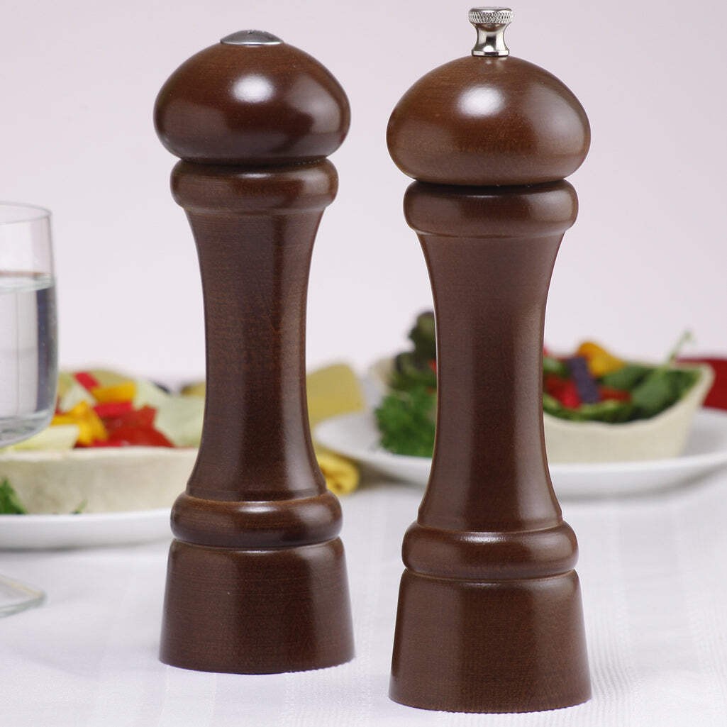 FACTORY SECOND 8" Windsor Pepper Mill & Salt Shaker Set gallery
