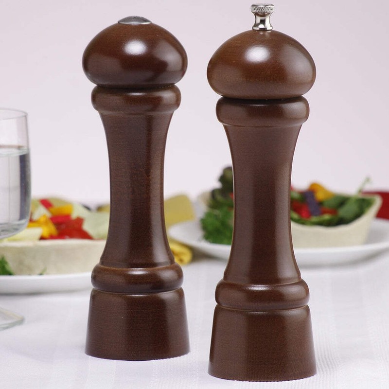 FACTORY SECOND 8" Windsor Pepper Mill & Salt Shaker Set gallery