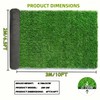 Artificial Grass Rug 6.5 FT x10 FT(0.78''Thick) Patio Synthetic Turf Mat gallery