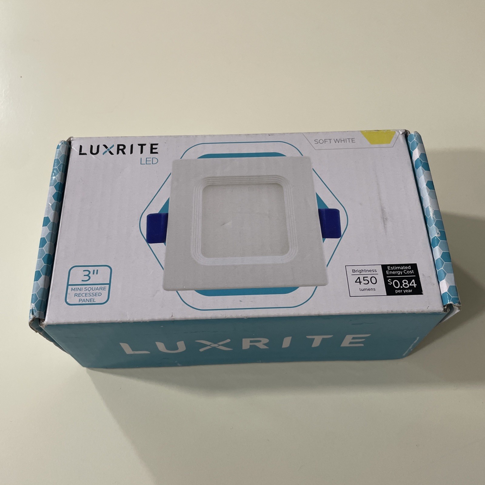 Luxrite Led Soft White 3” Mini Square Recessed Panel 7 Watt 450 Lumen 120 Volts gallery