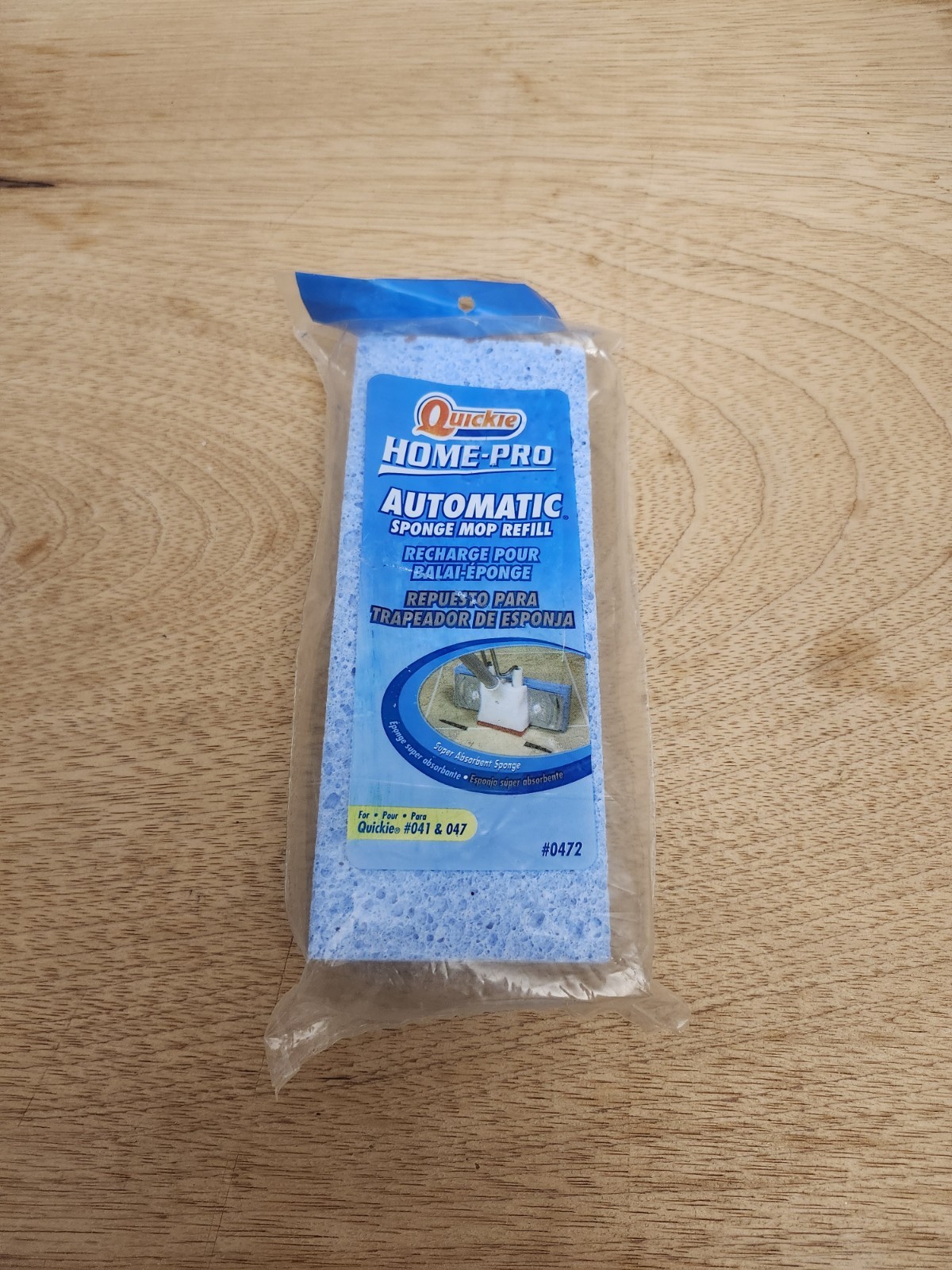 Quickie Sponge Mop #0472 Refill Replacement Blue NIP gallery