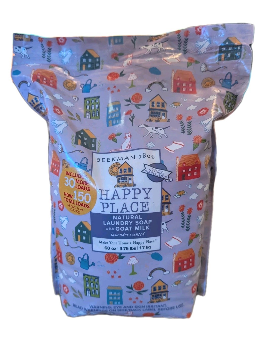 Beekman 1802 Happy Place 150 Load 75 oz. Goat Milk Laundry Soap-Lavender-NEW gallery