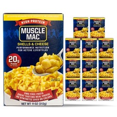 Muscle Mac® | Shells & Cheese Pasta For All Ages, 20 Grams Of Protein Per Ser…