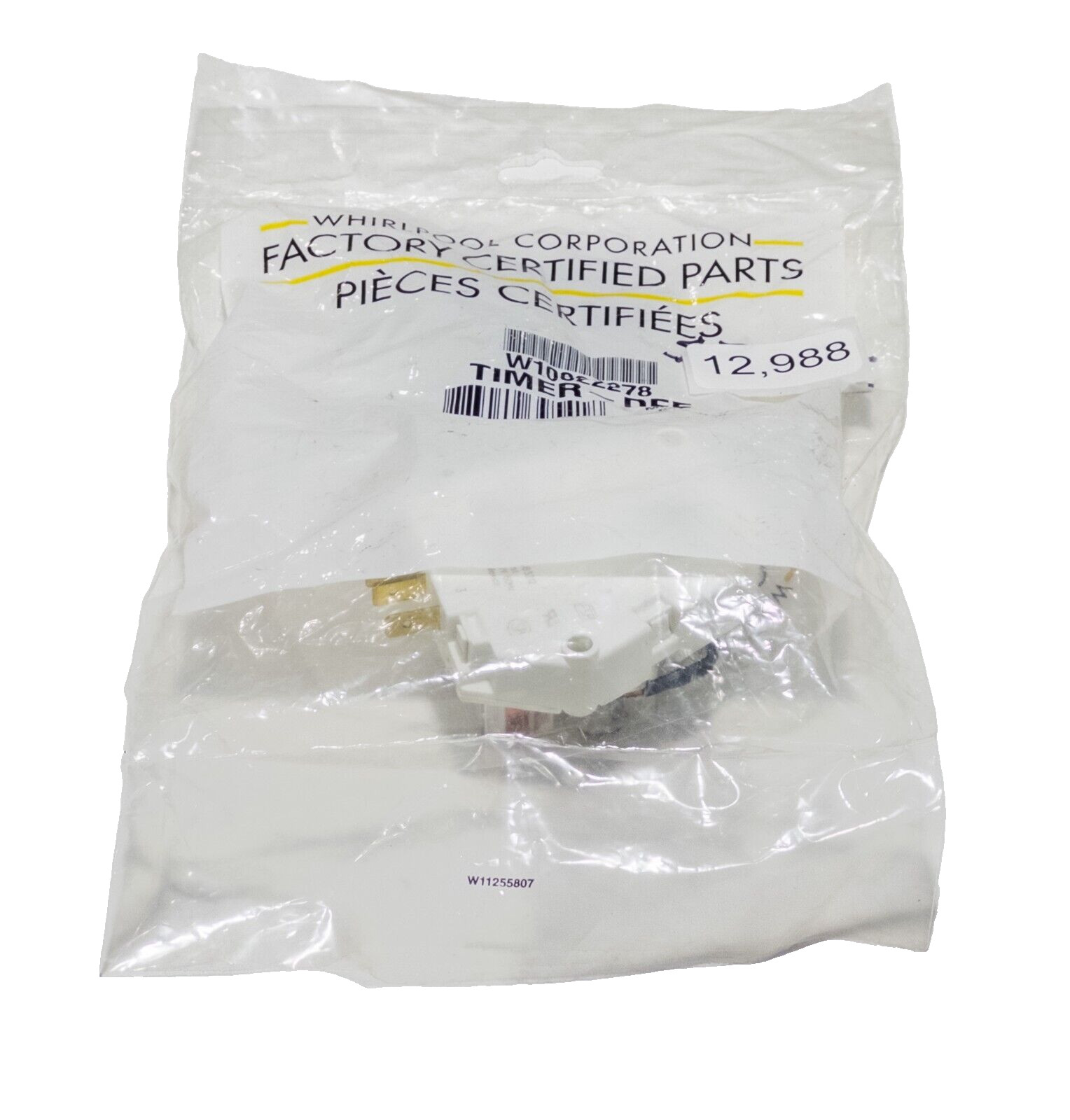 Whirlpool W10822278 Refrigerator Defrost Timer gallery