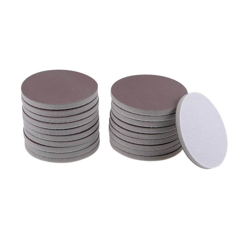25PCS 6 in Corundum Sponge Hook & Loop 150mm Sanding Disc For Metal 300-400 Grit gallery