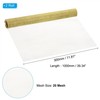 39.4x11.9" Brass Woven Wire Mesh Roll, 2 Roll 20 Mesh Metal Mesh Screen, Yellow gallery