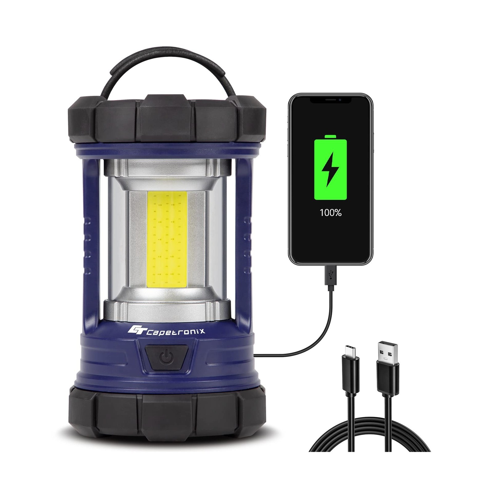 Camping Lantern, 3200LM LED Lanterns for Power Outages, 4600mAh Phone Charger... gallery