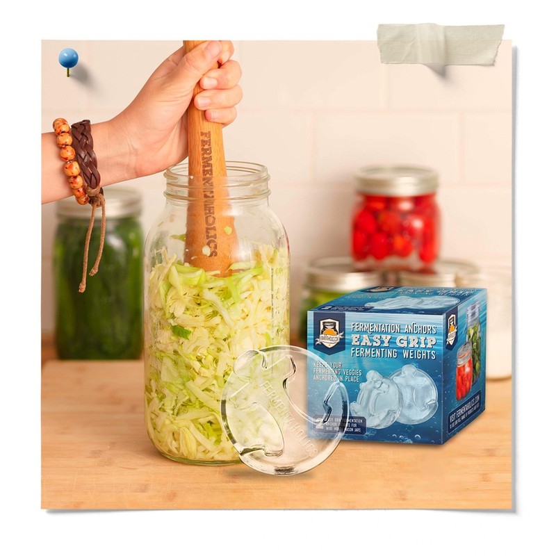 Fermentaholics Fermentation Tamper Tool, Make Sauerkraut At Home | Perfect Tool gallery