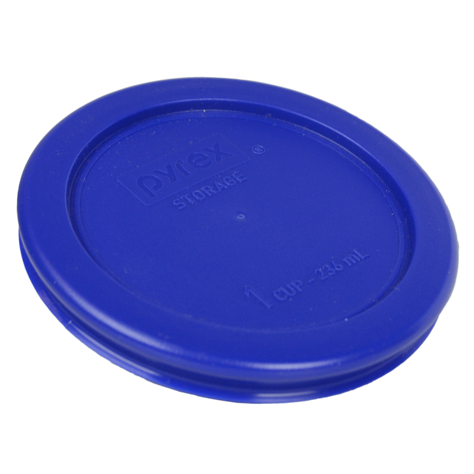 Pyrex 7202-PC (1) Cadet Blue and (1) Red Plastic Storage Replacement Lid Cover gallery