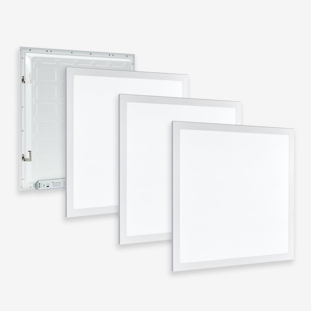 4 Pack 2x2 LED Flat Panel Light Drop Ceiling 0-10V Dimmable, 20/30/40W & 3CCT