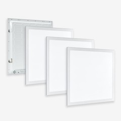 4 Pack 2×2 LED Flat Panel Light Drop Ceiling 0-10V Dimmable, 20/30/40W & 3CCT