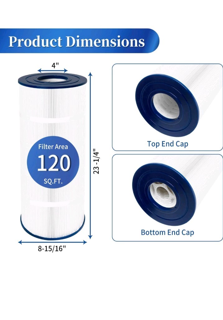 Pool Filter Replaces Hayward C1200 , CX1200RE, Unicel C-8412, PA120,etc gallery