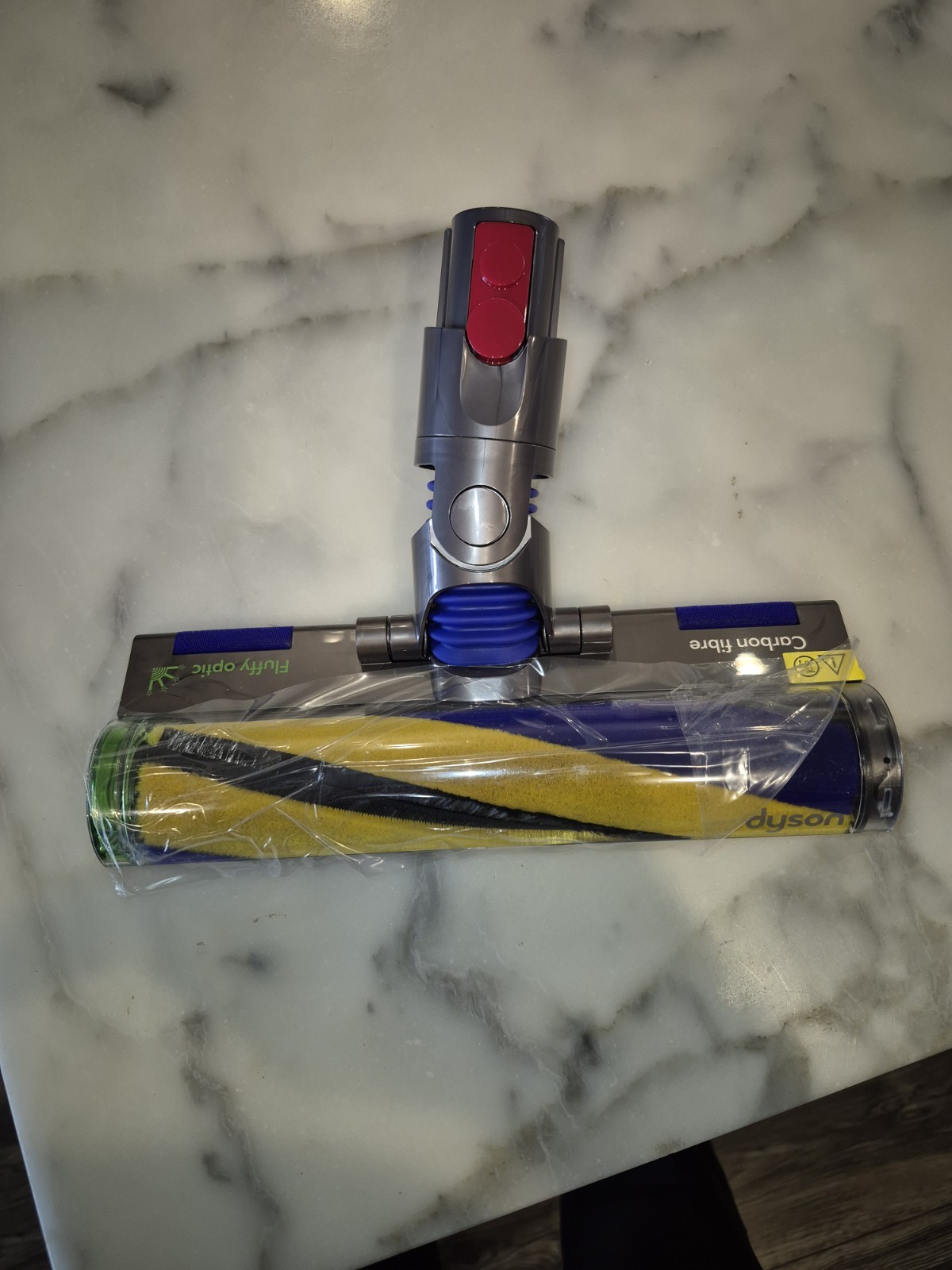 Dyson V12 Detect Slim Laser Fluffy Optic Carbon Fiber Floor Head 425995-02 gallery