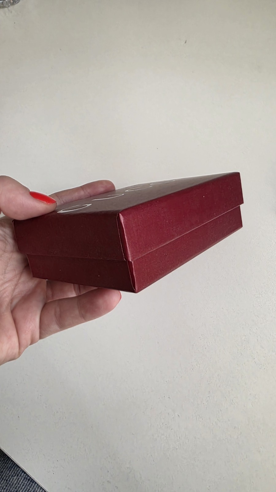 Gucci Red Solid Rectangular Paper Gift Box 2 Counts 5×3 5in New Condition Box gallery