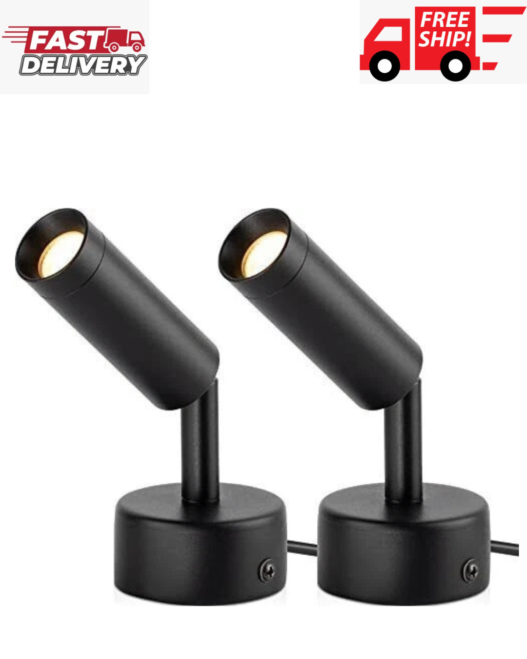 2 Pack Indoor Spotlight Led Up Lights For Plant 120v Floor Spot Lights Accent gallery