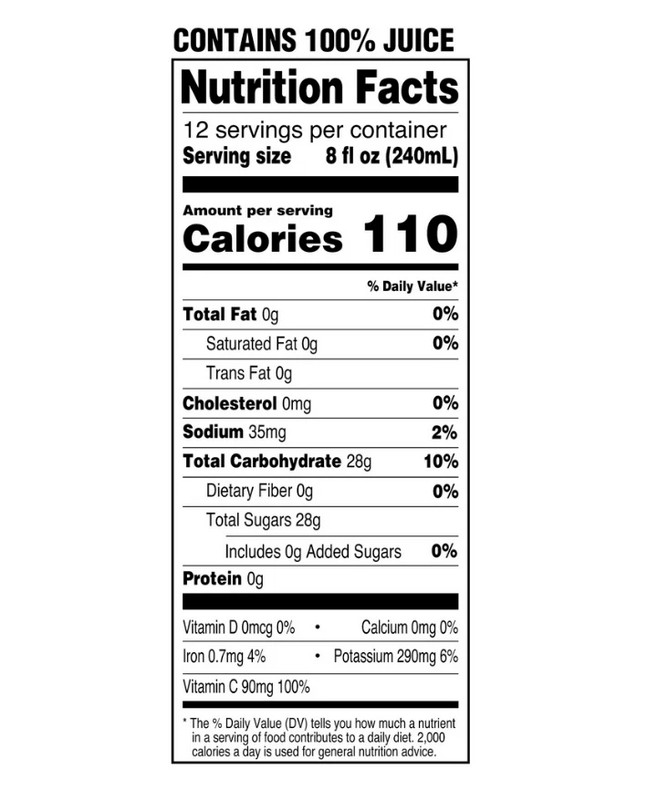 (2 pack) Great Value 100% Apple Juice, 96 fl oz gallery