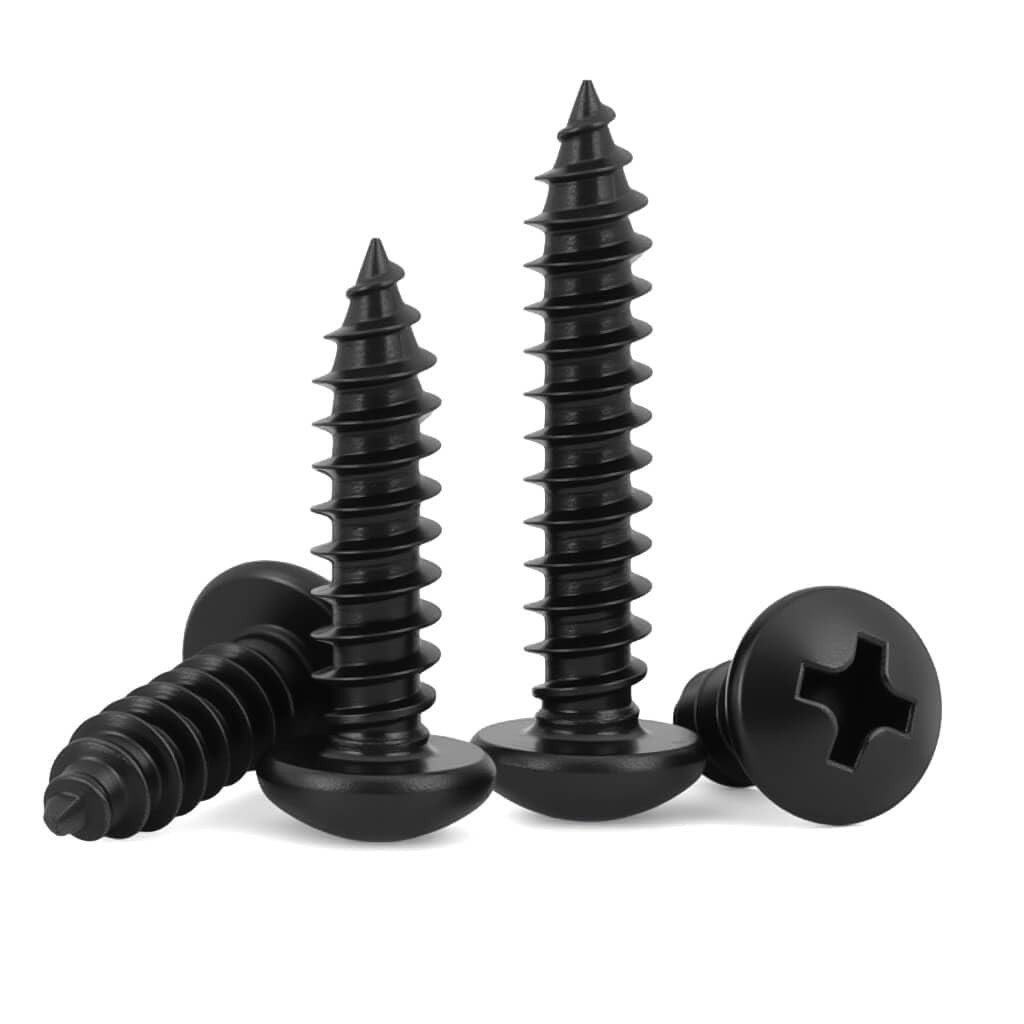 #4 x 1 (100 Pack) Pan Head Sheet Metal Screws Phillips Drive Self-Tapping... gallery