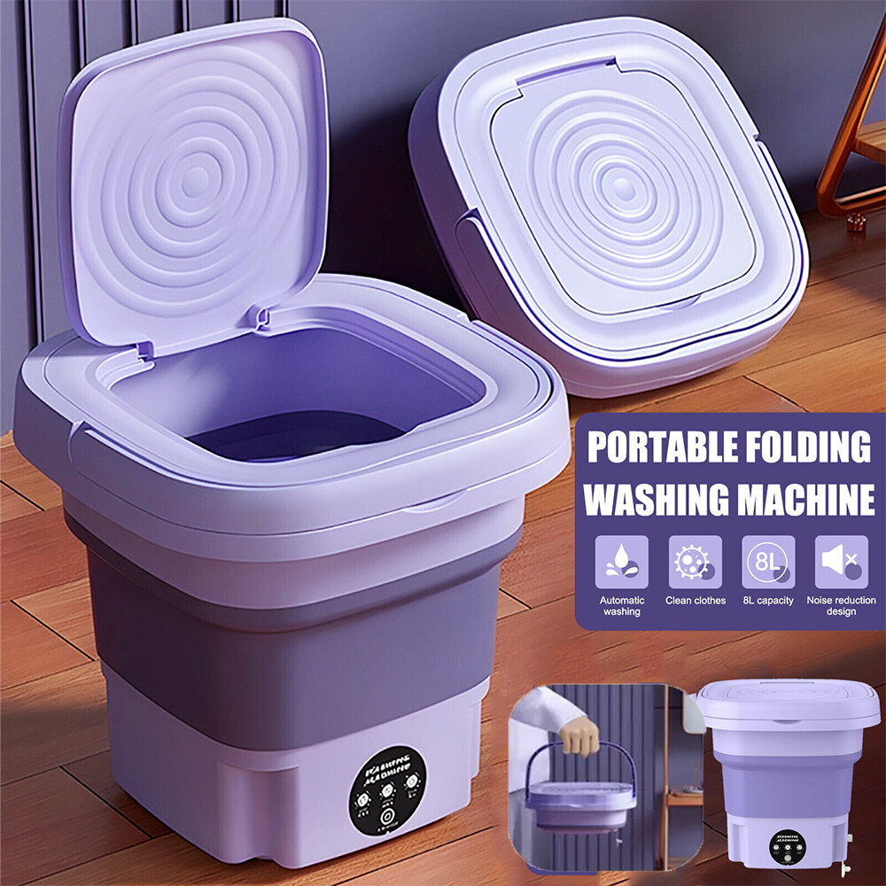 Portable Washing Machine Mini Washer Foldable Washer & Spin Dryer Small Travel gallery