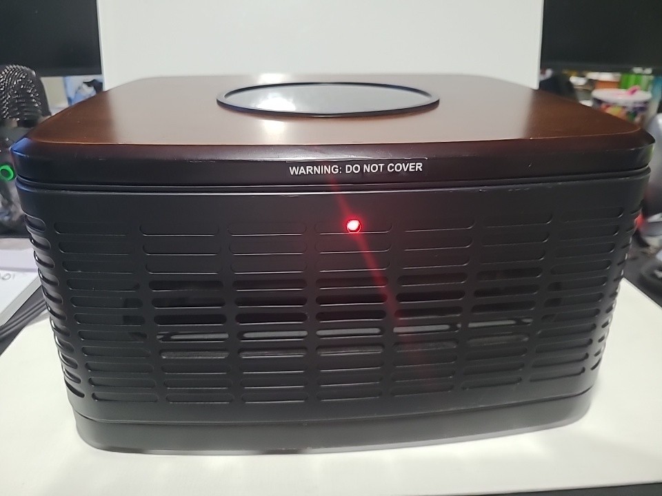 Infrared Electric Space Heater Greentouch Walnut Finish Model 1224HI-13-243 gallery