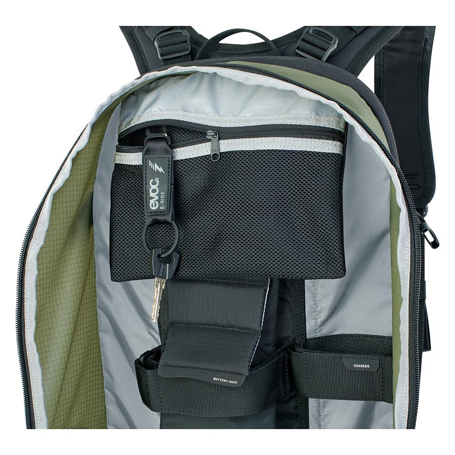 EVOC FR Tour E-Ride 30L E-Bike Backpack with Shock-Absorbing LITESHIELD, 2