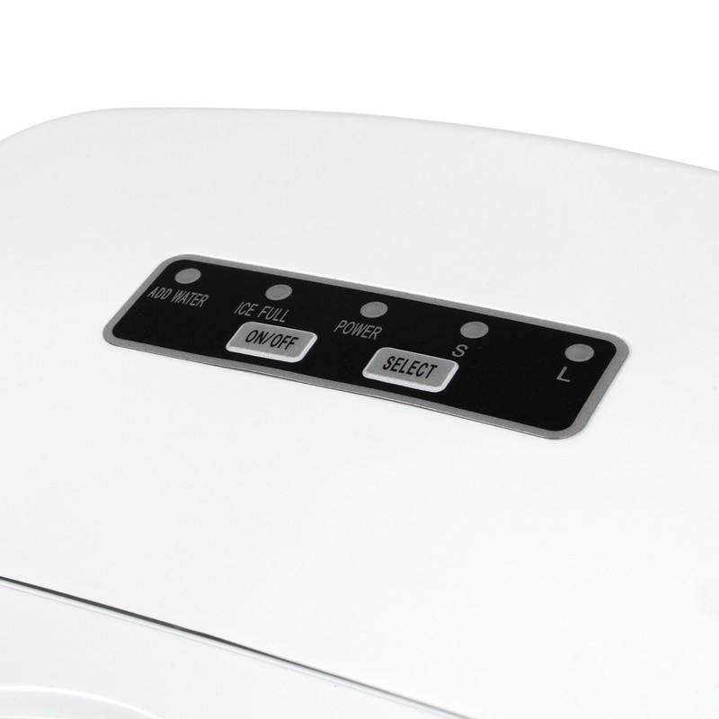 Deco Chef White Compact Electric Ice Maker | (IMWHT) | Top Load | 26 Lbs Per Day gallery