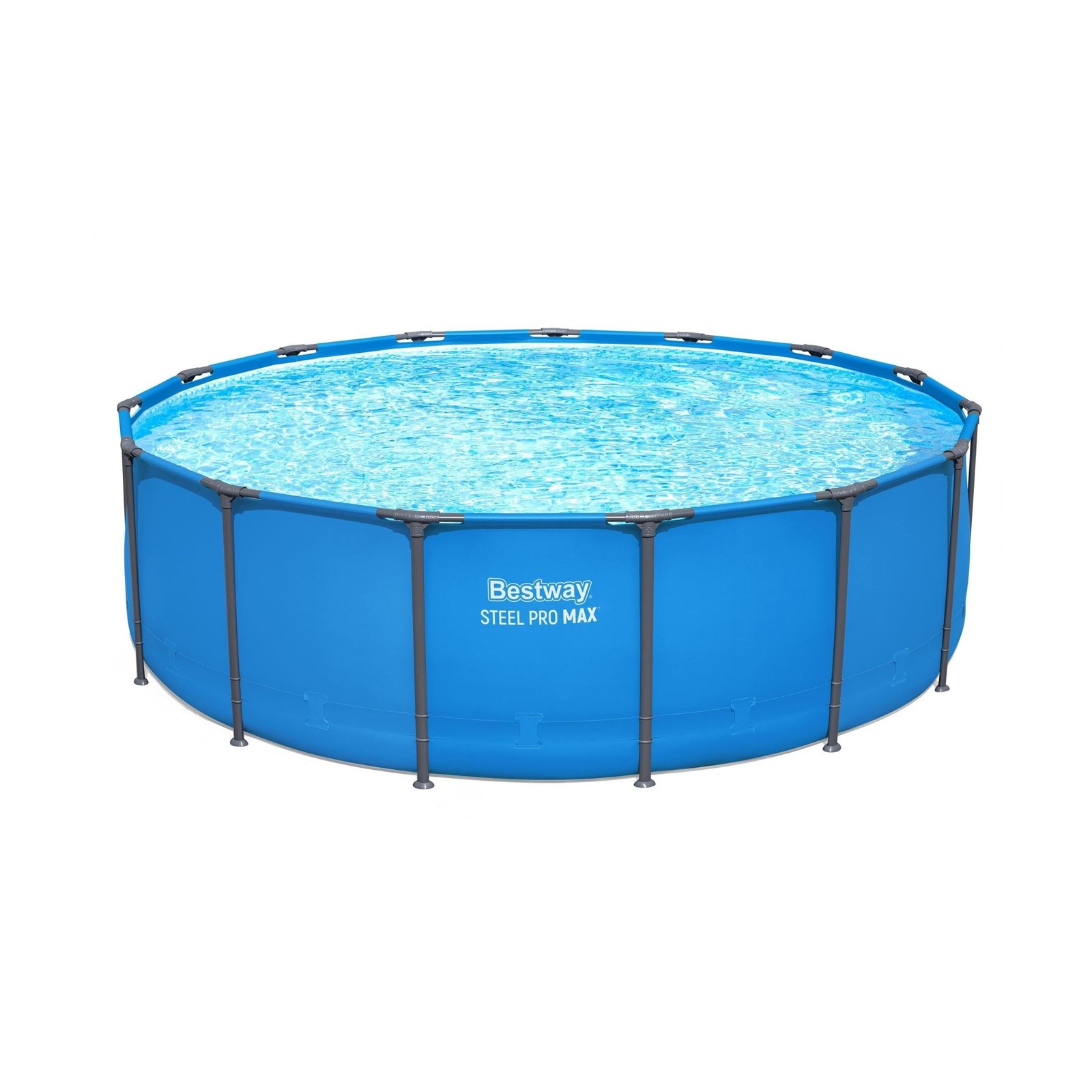 Bestway Steel Pro MAX 15’ x 48" Above Ground Pool, Round Metal Frame Outdo gallery
