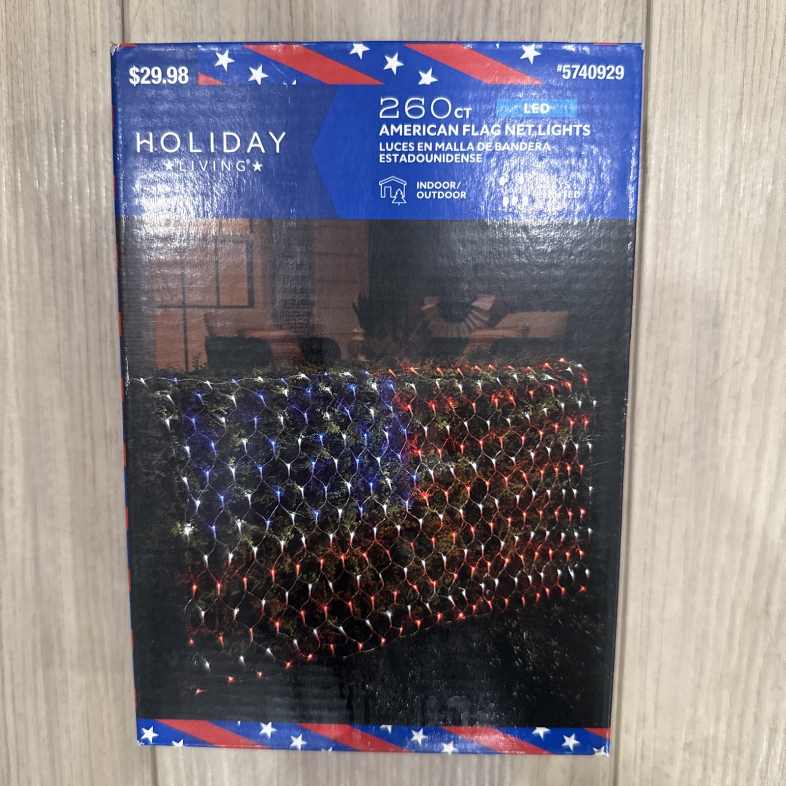Holiday Living 260-Count American Flag LED Net String Lights gallery