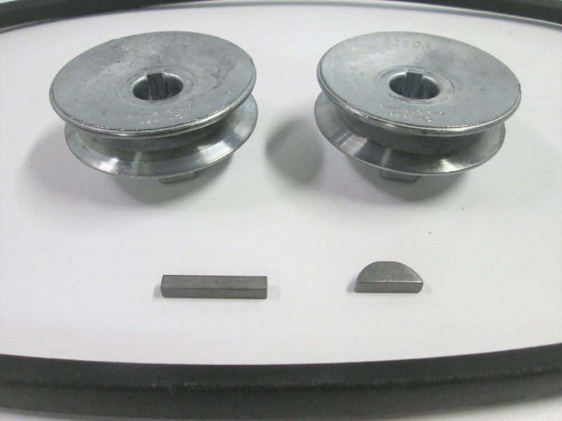 Sears Craftsman 10" Contractor Table Saw V - Belt Kit 2 1/2" Pulley Set & Keys gallery