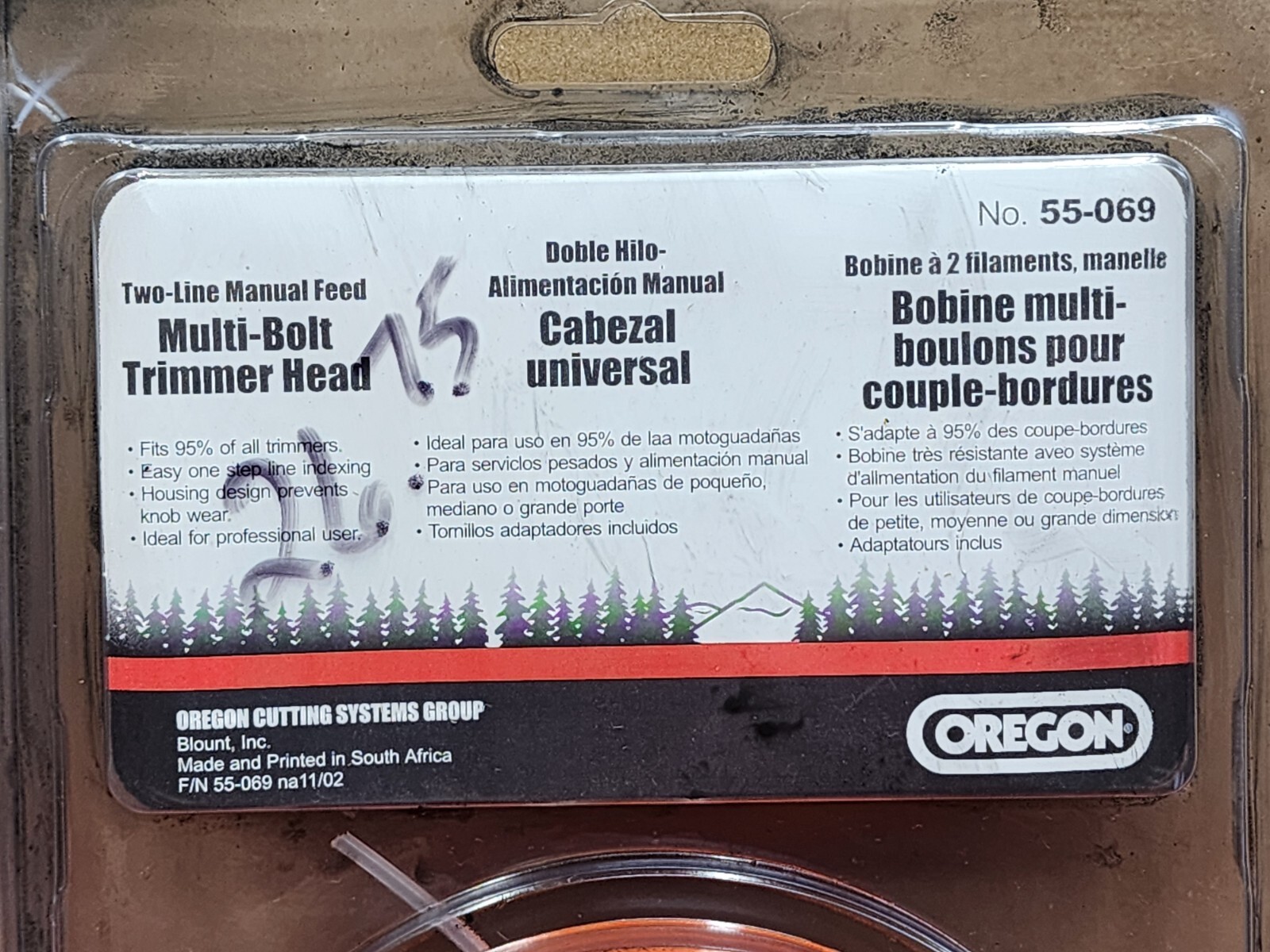 OREGON REPLACEMENT SET OF STRING TRIMMER MULTI-BOLT HEAD 55-069 DB gallery