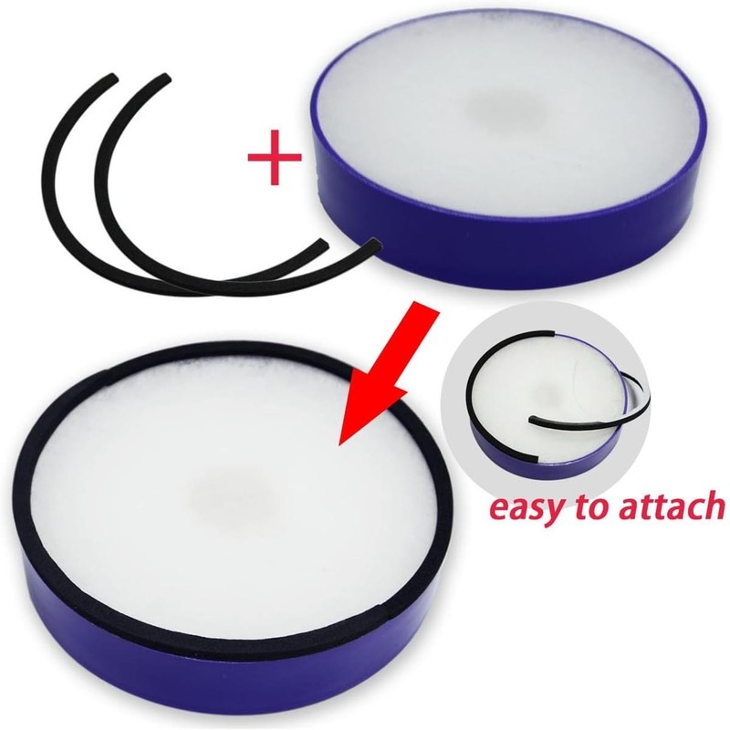 Pre & Post Motor HEPA Filter Replacements for Dyson Vacuum DC14 DC-14 DC-15 gallery