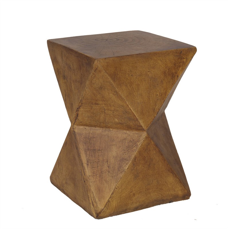 Outdoor Lightweight Concrete Side Table Concrete Stool End Table Accent Table gallery