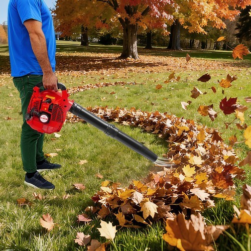 25.4CC 2-stroke Handheld Leaf Blower Gas Powered Leaf Blower 7000rpm gallery