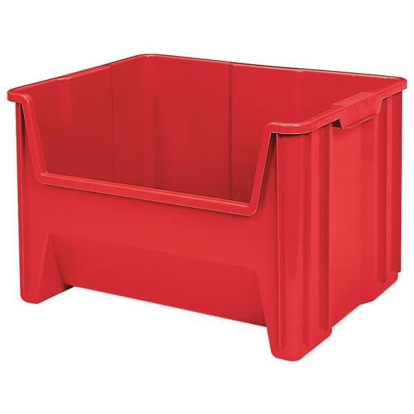 Akro-Mils 13014Blue Hang & Stack Storage Bin, Plastic, Blue, 12 1/2 In H, 10 gallery