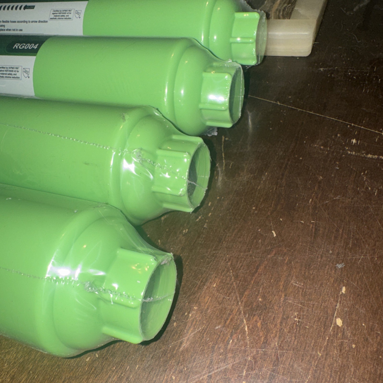 RVGUARD Inline RV Water Filter, Reduces Odors, Bad Taste, Rust, Chlorine, 4pk gallery